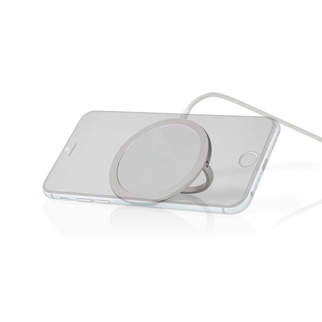 NEDIS Chargeur Sans Fil Support Blanc Charge Rapide