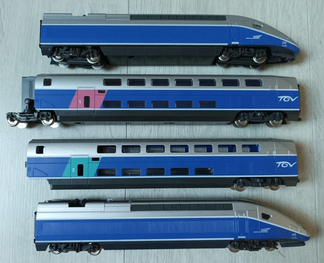 RAME TGV MEHANO : TGV Duplex - Motrice, 1 Cl, 2 Cl, Fausse Motrice