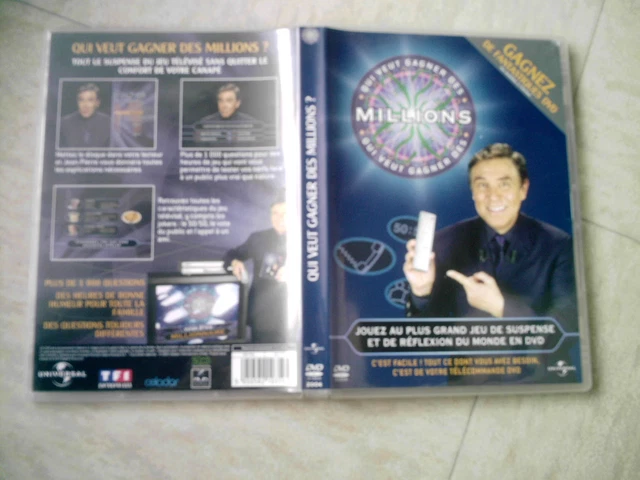 DVD INTERACTIF jeu qui veut gagner des millions avec jean pierre