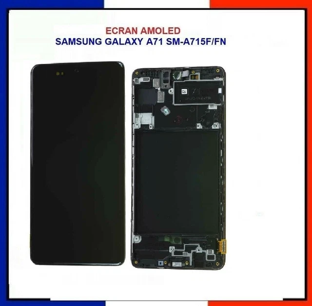 Écran Samsung A71 Ecran A71 Samsung Galaxy A71 Noir A715F Amoled Avec Empreinte