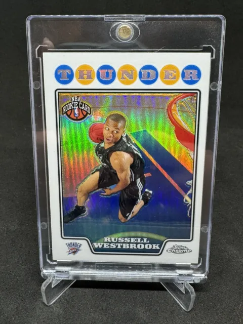 2008-09 Topps Chrome - Russell Westbrook Rookie Refractor - OKC