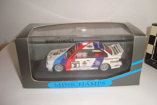 BMW m3 e30 1:43 DTM boulette, Original BMW  #2, Giroix MINICHAMPS