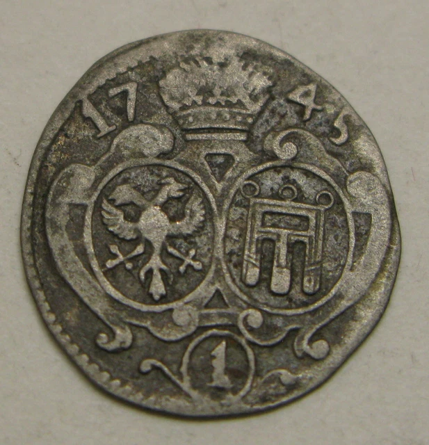 MONTFORT (German State) 1 Kreuzer 1745 - Billon - Ernst Max Josef - 3834