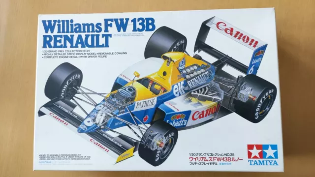 Echange Maquettes Maquette-Williams-FW13B-Renault-Tamiya