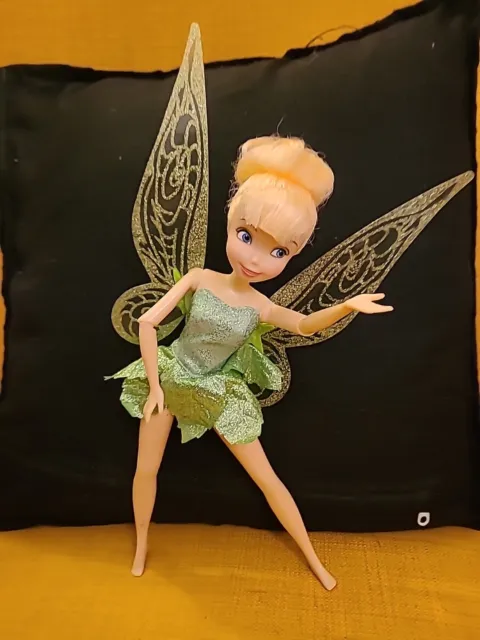 Disney Store Fairies Tinkerbell Flutter Wings Doll