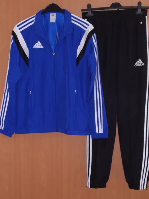 ADIDAS Trainingsanzug condivo 14 schwarz blau Jacke und Hose Grösse S neu