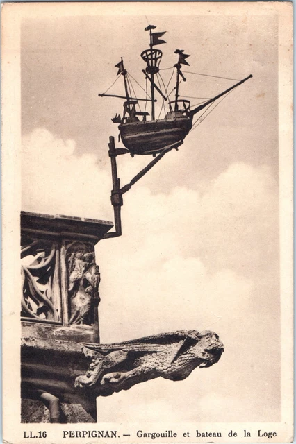 Carte Postale Ancienne Perpignan – Classe De Philosophie, Collège (années 1900)