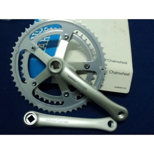 Manivelle type carré Shimano FC-E5010 - noir/noir - 175 mm