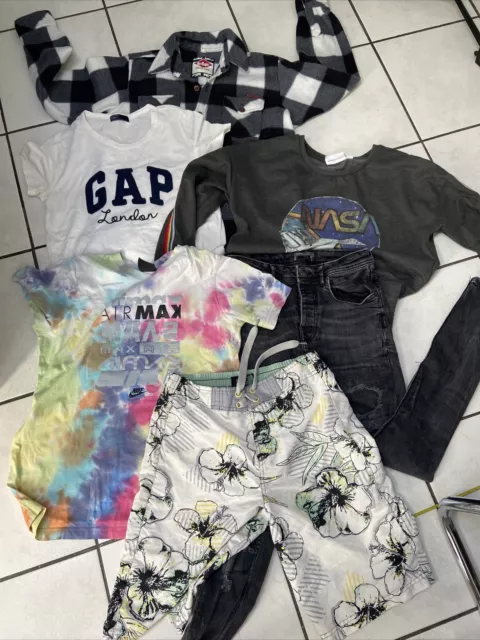 Lot Garcon 14 Ans Jean Slim Zara Top Nike Nasa Gap Surchemise Lee Cooper