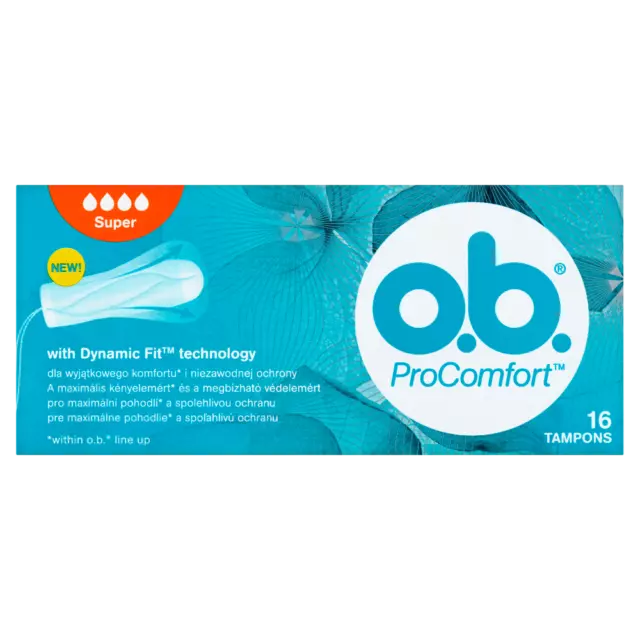 O.B. Procomfort Super Tampons 16 Stück