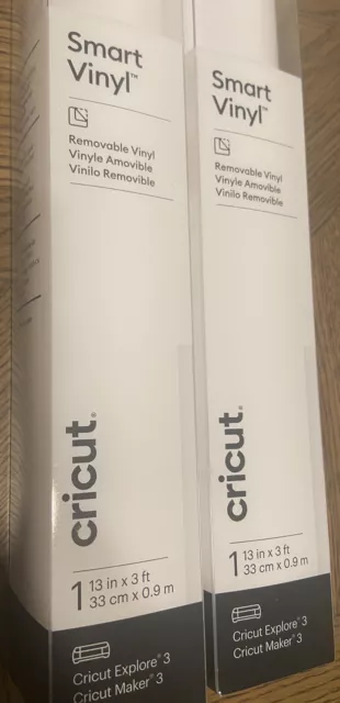 Cricut Smart Vinyl Removable Bundle White