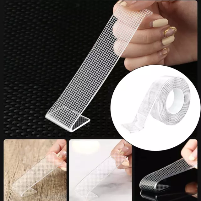 Nano Tape Double Sided Adhesive Tape, Multipurpose Transparent Tape for Carpet