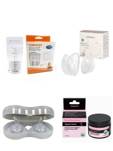 Sereine Family Store Breastfeeding Supplies Nipple Care Kit Include 25-Count