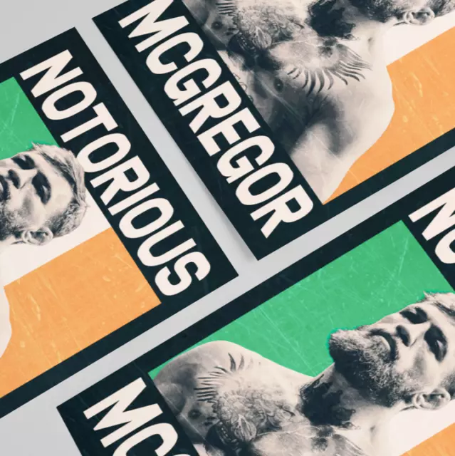 Poster Conor McGregor - Notorious MMA arte da parete - stampa boxe 3