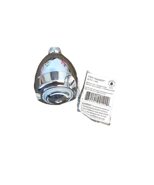 Niagara Earth Conservation N2947CH 3 Spray 1.5 GPM Shower Head Massage New