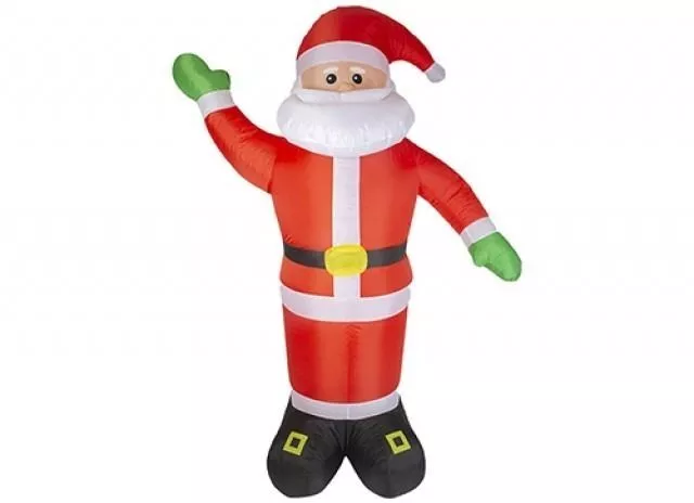 2.5m Giant Inflatable Light Up Santa Christmas Decoration Indoor Outdoor 12v