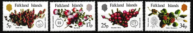 Falklandinseln - Früchte Satz postfrisch 1983 Mi. 382-385