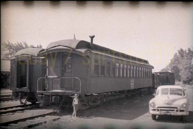 DH Delaware & Hudson Passenger Car - c1950s - Vintage Railroad Negative
