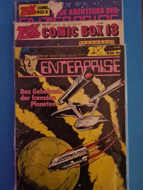 ENTERPRISE ZACK COMIC Box Band 8,13,21 (koralle ) Zustand ...