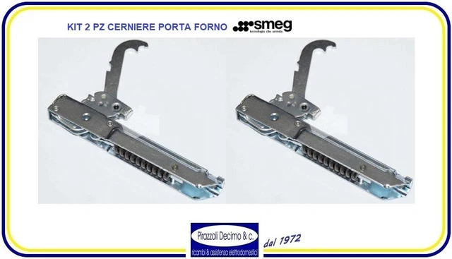 CERNIERA PORTA FORNO 60CM SMEG SE210X CODICE RICAMBIO 931330806 - Foto 11