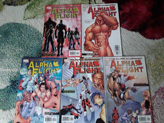 Marvel Comics All New All Different Alpha Flight  1-5 2004