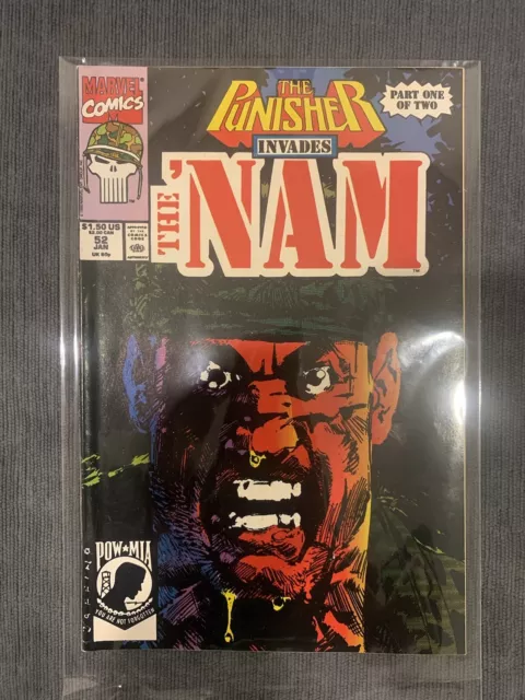 Punisher Invades The 'Nam #52 Marvel Comics Salick Harris Palmiotti VFN 1991