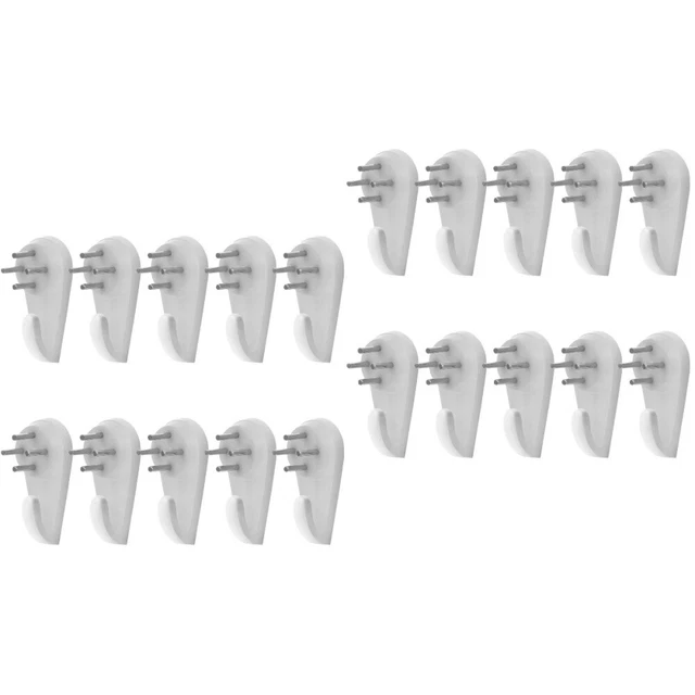 20 pcs  Photo Frame Nails Hooks- Invisible Wall Hanger Seamless Wall Hook