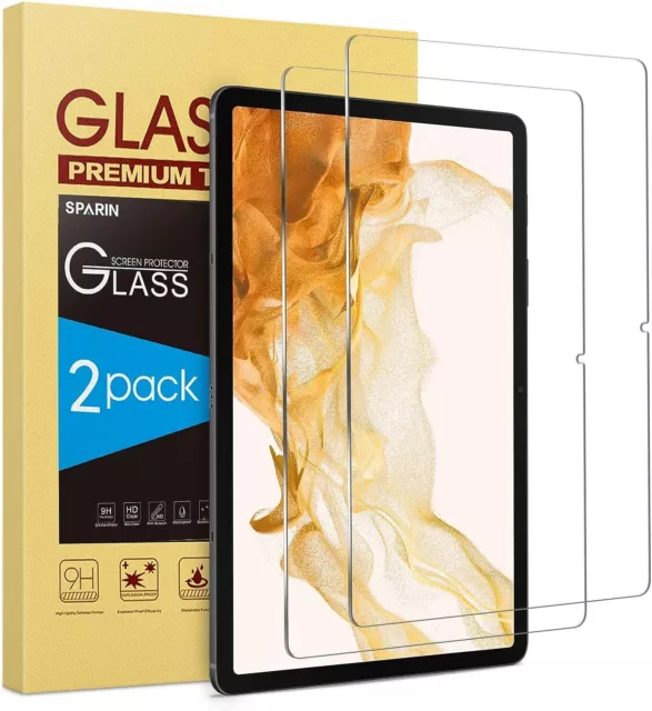 2x Tempered Glass Screen Protector F Samsung Galaxy Tab A9+ S9 FE S8 Ultra A8 A7