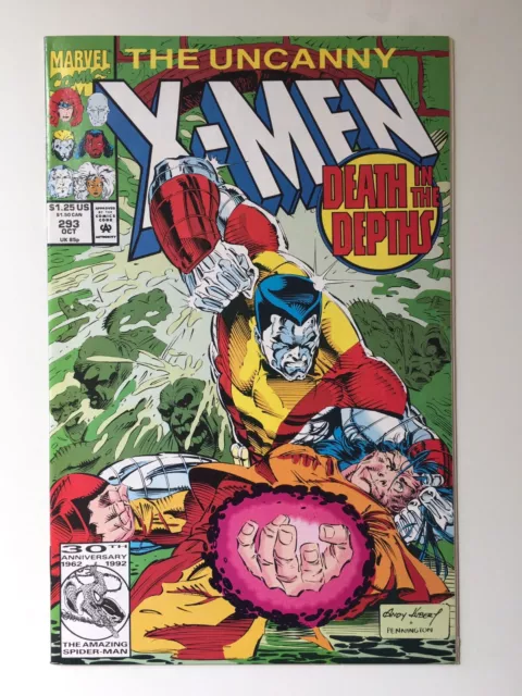 The Uncanny X-Men Vol 1 #293 Marvel Comics Oct 1992 Kubert Raney Lobdell NM BIN