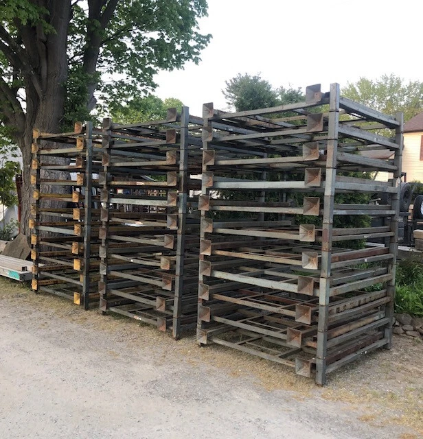 HD Portable Stack, Stacking Pallet Racks, Shelving, Warehouse, Storage, Forklift