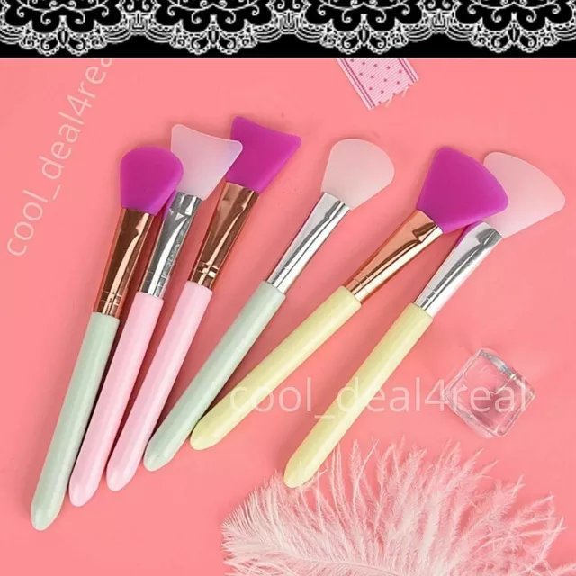 Silicone Purple Face Mask Brush Facial Applicator Makeup Tools FREE POSTAGE