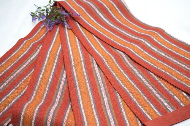 Dear Vanilla Japanese Hanhaba Obi Sash Belt Women's Kimono Genuine Vintage Mint 3