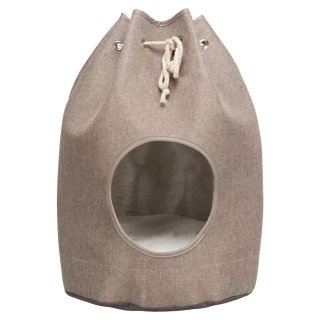 Trixie Höhle Nelli hellbraun/weiß-taupe für Hunde, UVP 37,99 EUR, NEU