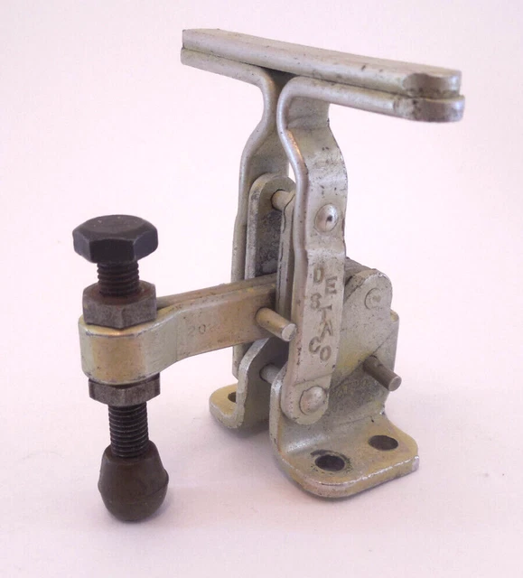 Vintage DE-STA-CO T-Handle Vertical Toggle Clamp #202 Patent 1935