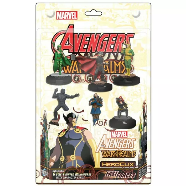 Fast Forces Avengers War of the Realms Marvel Heroclix FACTORY SEALED