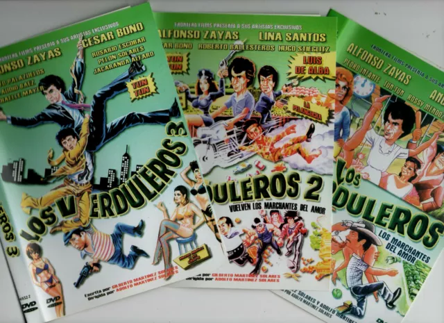 LOS VERDULEROS 1 2 y 3 DVD Alfonso Zayas Tun Tun Luis de Alba NEW Last on   $1,136.99 - PicClick