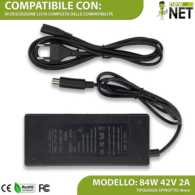 Vhbw Caricatore Compatibile Con Sony Handycam HDR-CX130E, HDR-CX130EB Camera - Stazione Di Carica + Cavo Auto, Spia Di Carica, 4,2 V