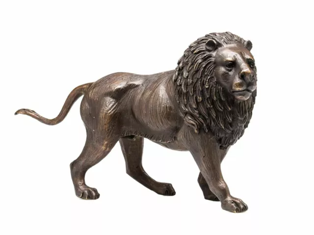 Figura escultura de bronce del león escultura de bronce de la escultura de