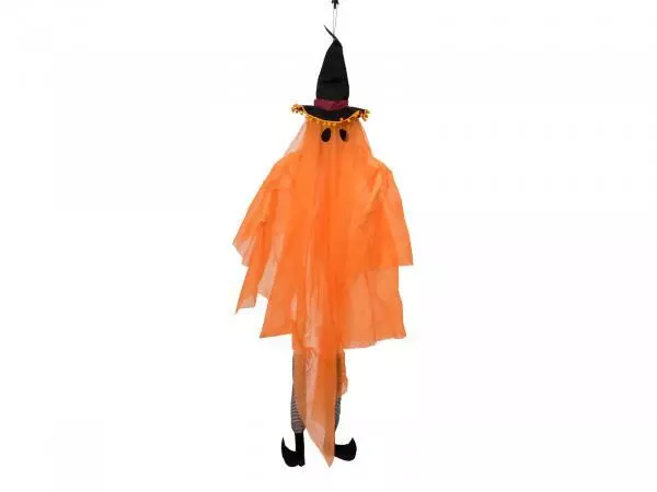 EUROPALMS Halloween Figur Geist mit Hexenhut, 150cm