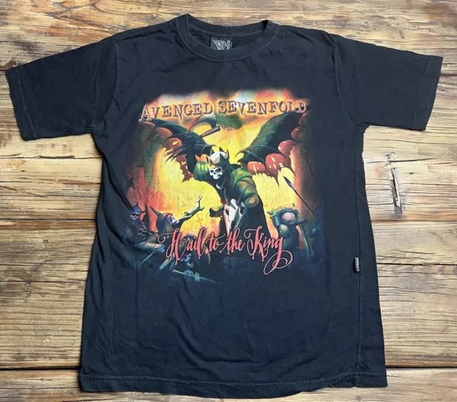 AVENGED SEVENFOLD TSHIRT Black HailToTheKing Tour Merch Graphic Tee