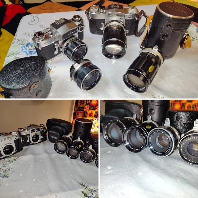 Miranda Sensorex:  2- Cameras , 4- Lenses OUTFIT, *as is*
