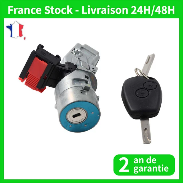 Serrure de commutateur d'allumage à 4 broches + clé pour Renault Vauxhall Fiat