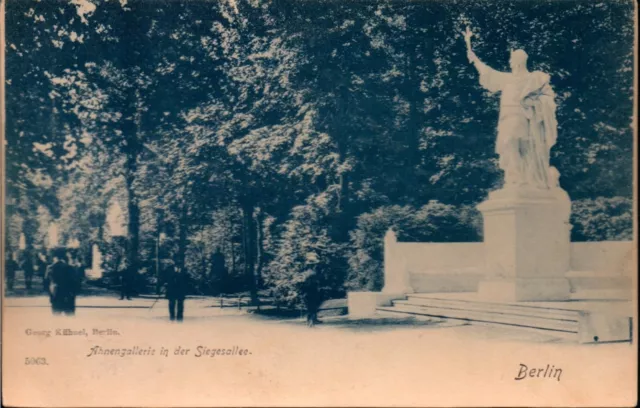 AK BERLIN Ahnengallerie in der Siegesallee Postkarte ungelaufen unbeschriftet