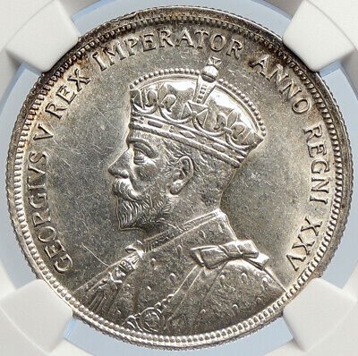 1935 CANADA under UK King GEORGE V Voyagers OLD Silver Dollar Coin NGC i105765