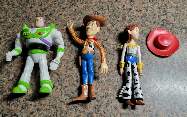TOY STORY DISNEY Pixar 6” Woody Sherif, Buzz Lightyear and Jessie Jesse ...