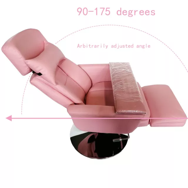 Pink Air Pressure Facial Bed SPA Table Salon Chair 360° Health Beauty Tattoo 3