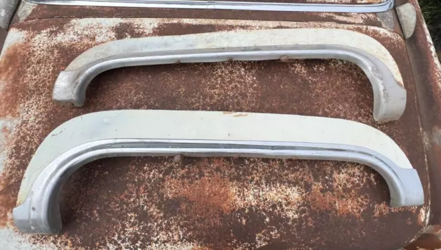 1955 1956 Cadillac DeVille Eldorado Series 60 62 Coupe Fender Skirt Pair Set