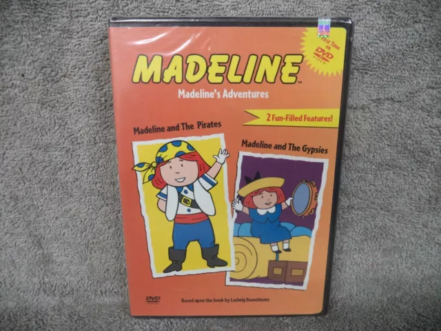 Madelines Adventures (DVD, 2003) Pirate Gypsies Animated Kids Movie  SEALED