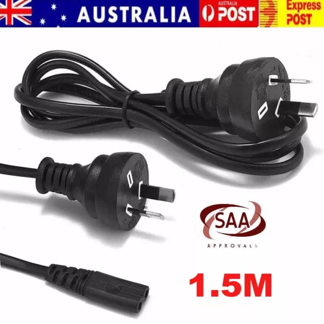 Power Supply 1.5m Cord Cable AU For Sony Playstation 4 Slim Pro PS4 PS3 PS2 AUS