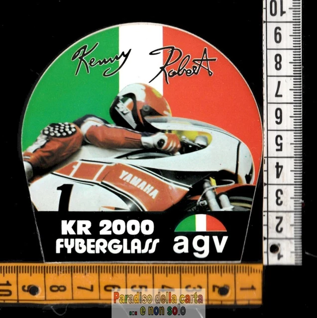 Autocollant Vintage AGV HELMETS – Sticker Moto Rétro MA3331